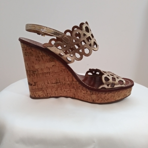 Tory Burch nori wedge sandals - Picture 2 of 7